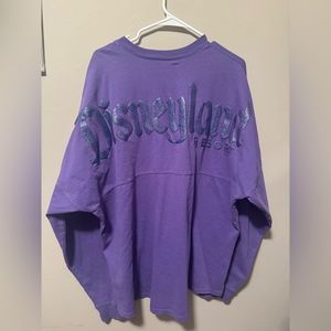 Disney Spirit Jersey glitter Potion Purple Adult XL Walt Disneyland